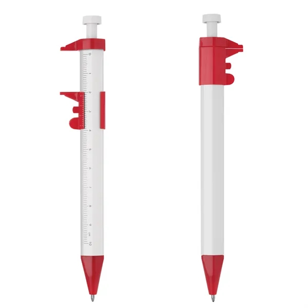 Multifunctional scale ruler vernier caliper ballpoint pen. Pen barrel with 10... from ASI 68190 Lungsal / Lungsal