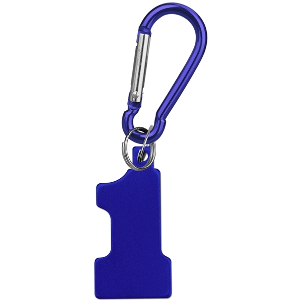 Aluminum Key Holder & Dog Tag with Carabiner... from ASI 74585 Nu Promo International / Nu Promo Line
