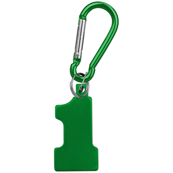 Aluminum Key Holder & Dog Tag with Carabiner... from ASI 74585 Nu Promo International / Nu Promo Line