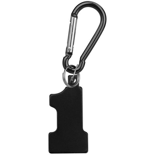Aluminum Key Holder & Dog Tag with Carabiner... from ASI 74585 Nu Promo International / Nu Promo Line