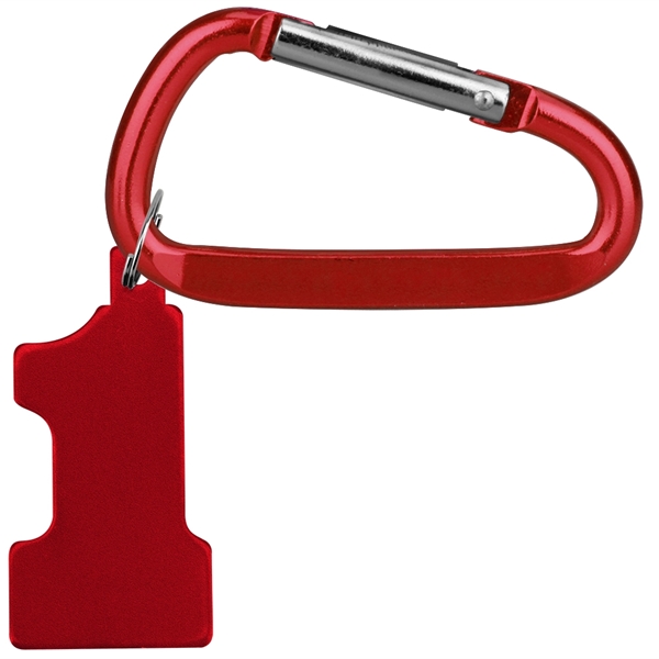 Aluminum Key Holder & Dog Tag with Carabiner... from ASI 74585 Nu Promo International / Nu Promo Line