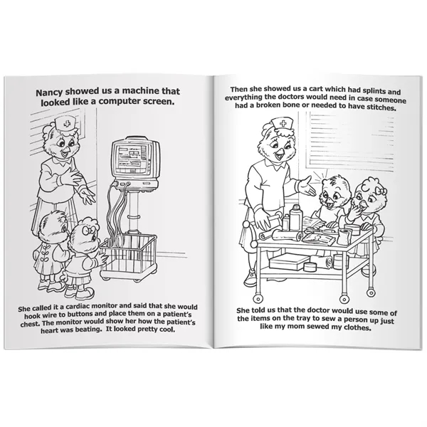 Coloring Book - A Visit to the Emergency Room... from ASI 54100 Fields Manufacturing Inc / Better Life Line