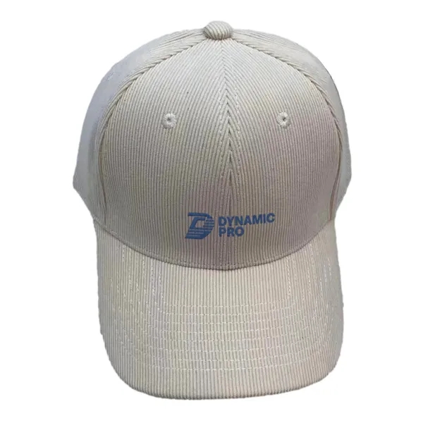 Vintage corduroy structured cap with adjustable buckle, perfect for custom imprint... from ASI 72657 Active Life Promo / Active Life