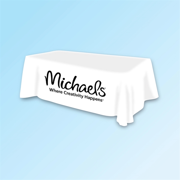 8 Foot Indoor Outdoor Event Table Cloth... from ASI 30442 Above & Beyond Advertising Products