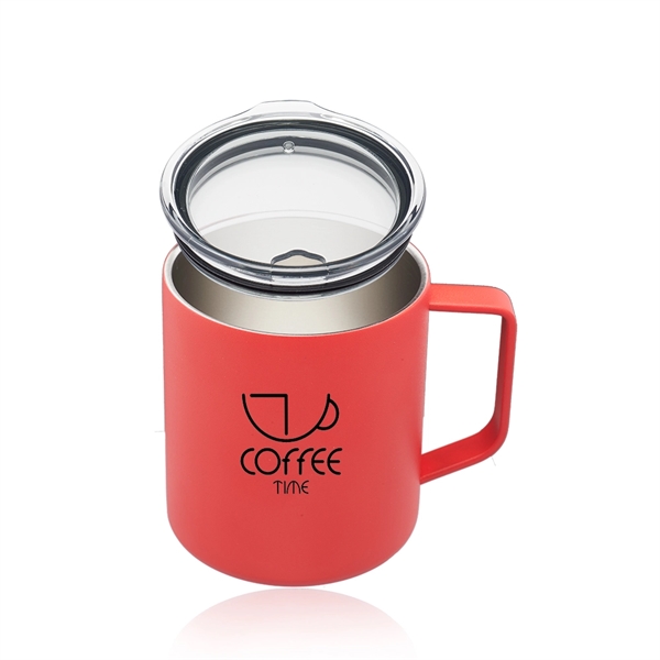 13.5 oz. powder coated stainless steel travel mug with double wall... from ASI 39552 BEL Promo
