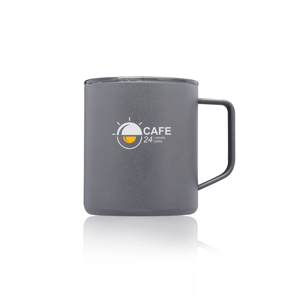 13.5 oz. powder coated stainless steel travel mug with double wall... from ASI 39552 BEL Promo