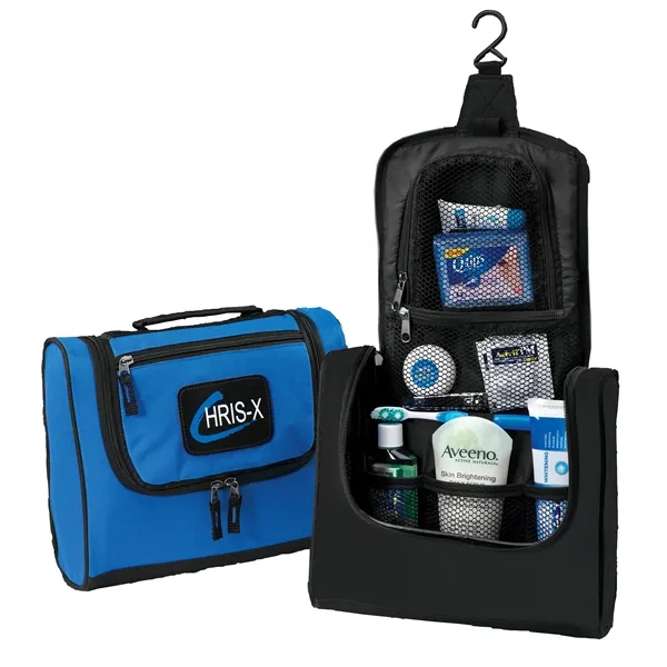 Travel Mate Toiletry Kit with mesh pockets, hanging hook, and carrying... from ASI 86565 Seville Gear