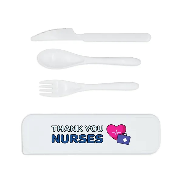 Utensil set includes spoon, knife, and fork all in a 2... from ASI 54040 Fey Promo