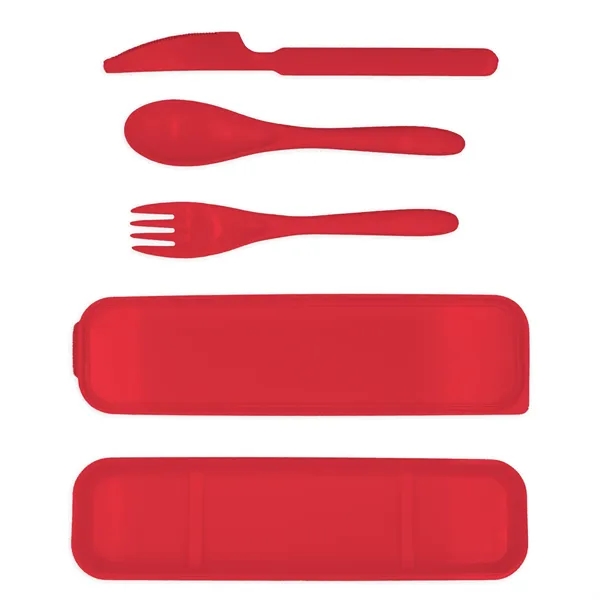 Utensil set includes spoon, knife, and fork all in a 2... from ASI 54040 Fey Promo