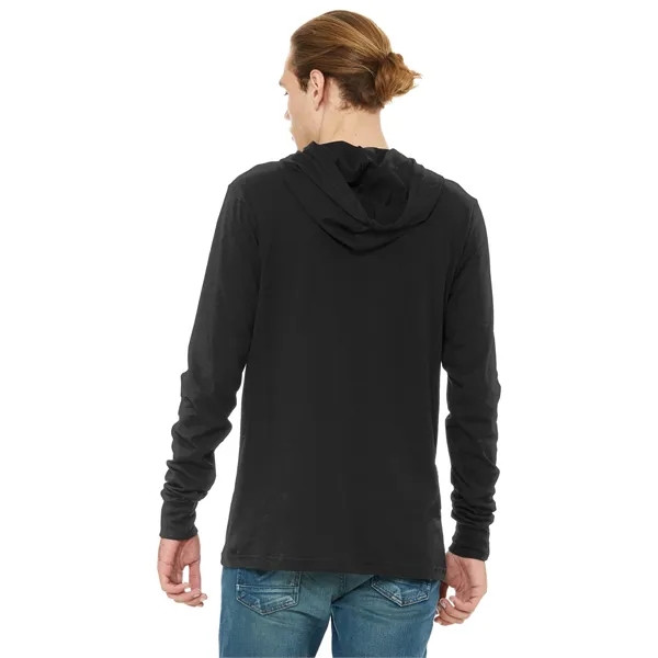 BELLA+CANVAS Unisex Jersey Long Sleeve Hoodie.... from ASI 84863 SanMar