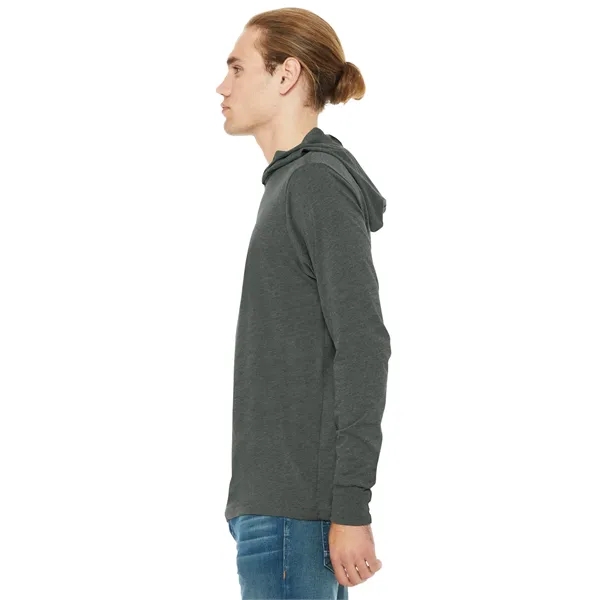 BELLA+CANVAS Unisex Jersey Long Sleeve Hoodie.... from ASI 84863 SanMar