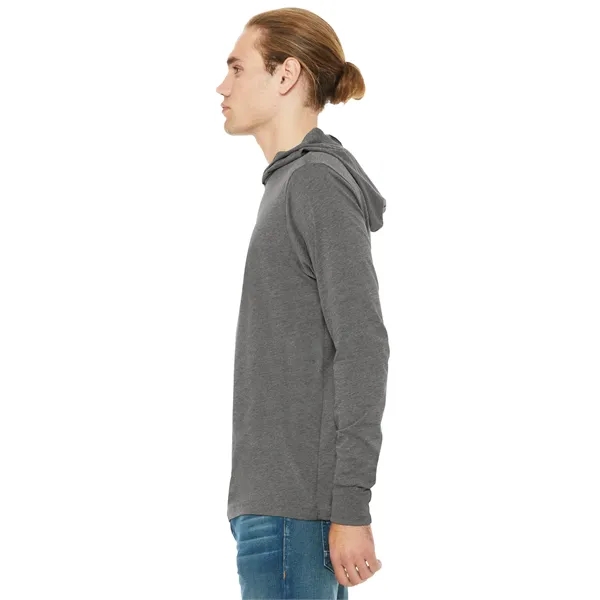 BELLA+CANVAS Unisex Jersey Long Sleeve Hoodie.... from ASI 84863 SanMar