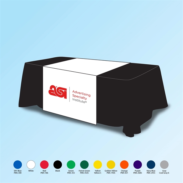 6' fitted table cover.... from ASI 30442 Above & Beyond Advertising Products / PromoAdLine
