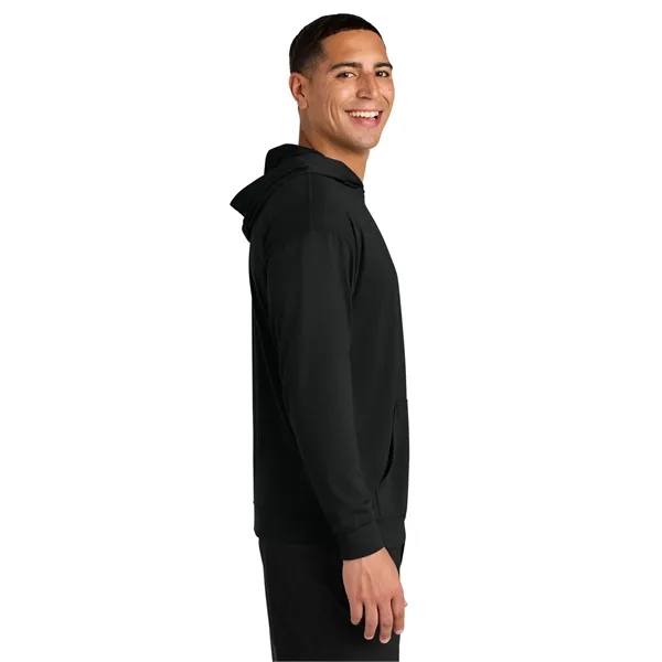 A4 Softek Long Sleeve Hooded Tee... from ASI 84863 SanMar