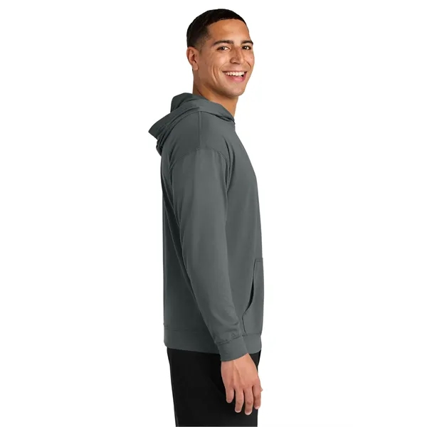 A4 Softek Long Sleeve Hooded Tee... from ASI 84863 SanMar