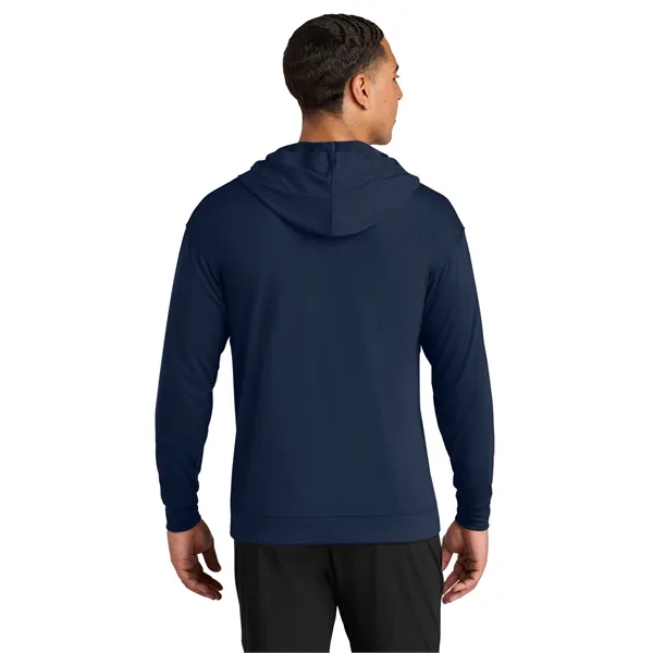A4 Softek Long Sleeve Hooded Tee... from ASI 84863 SanMar