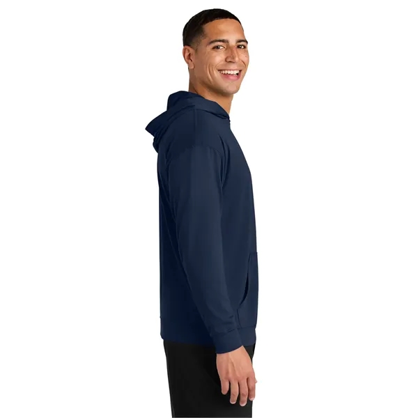 A4 Softek Long Sleeve Hooded Tee... from ASI 84863 SanMar