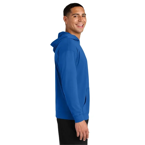 A4 Softek Long Sleeve Hooded Tee... from ASI 84863 SanMar