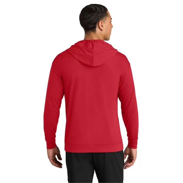 A4 Softek Long Sleeve Hooded Tee... from ASI 84863 SanMar