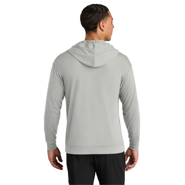 A4 Softek Long Sleeve Hooded Tee... from ASI 84863 SanMar