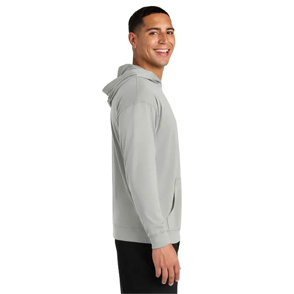 A4 Softek Long Sleeve Hooded Tee... from ASI 84863 SanMar