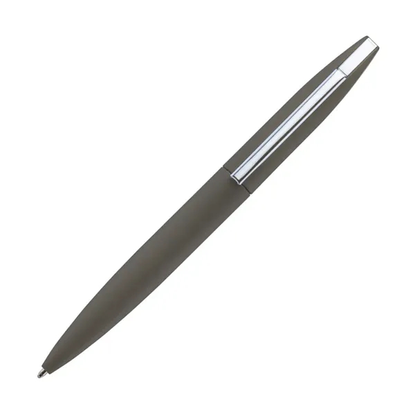 Metal twist-action ballpoint pen with chrome trim and black ink- medium... from ASI 84592 St Regis Group