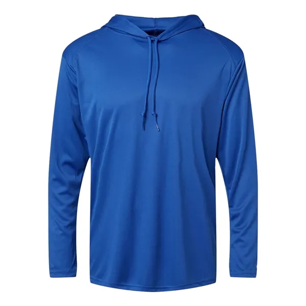 Long-sleeve hooded t-shirt with drawcord... from ASI 84358 S&S Activewear