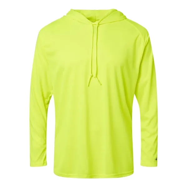 Long-sleeve hooded t-shirt with drawcord... from ASI 84358 S&S Activewear