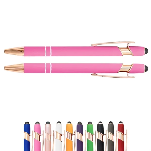 Rose Gold Aluminum Stylus Pen... from ASI 74585 Nu Promo International / Nu Promo Line