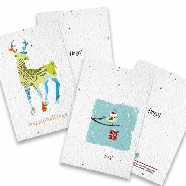 Holiday seed paper post card.... from ASI 40646 Bloomin Promotions / Bloomin' Promotions™