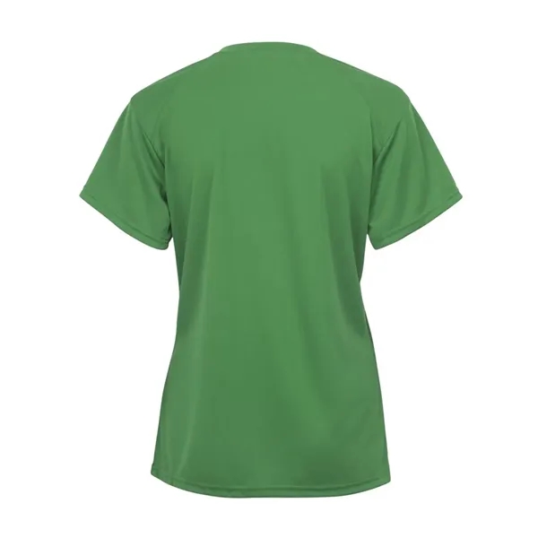 Women's short sleeve t-shirt with moisture management /anti-microbial fabric. Blank.... from ASI 84358 S&S Activewear