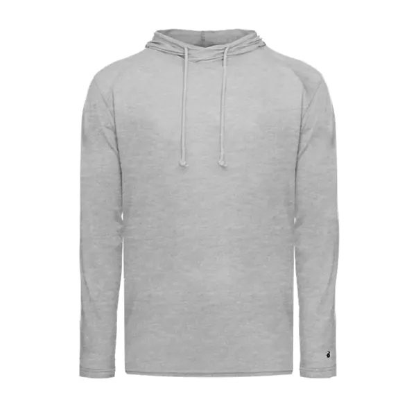 Badger Tri-Blend Surplice Hooded Long Sleeve T-Shirt... from ASI 84358 S&S Activewear