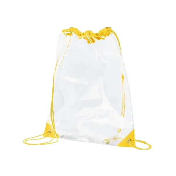 BAGedge PVC Clear Drawstring Bag... from ASI 84358 S&S Activewear