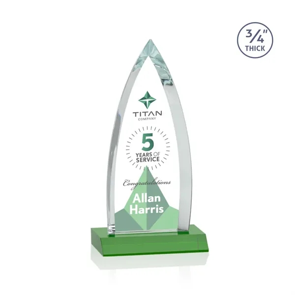 The striking Shildon Award is a 3/4" thick Starfire arrowhead with... from ASI 84592 St Regis Group / St Regis