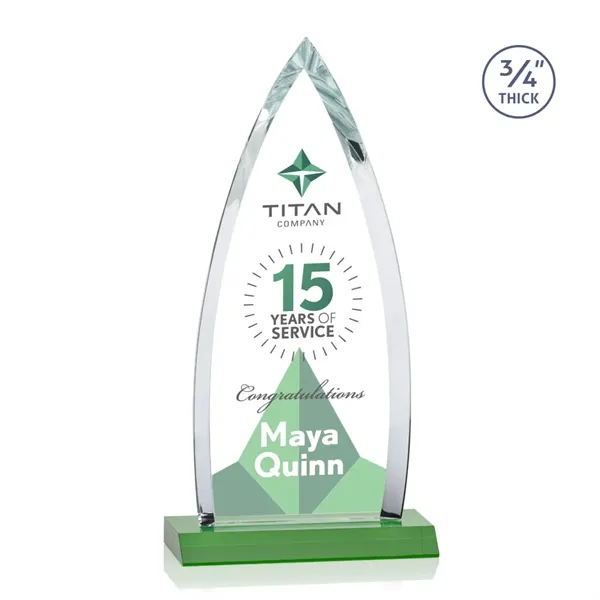 The striking Shildon Award is a 3/4" thick Starfire arrowhead with... from ASI 84592 St Regis Group / St Regis