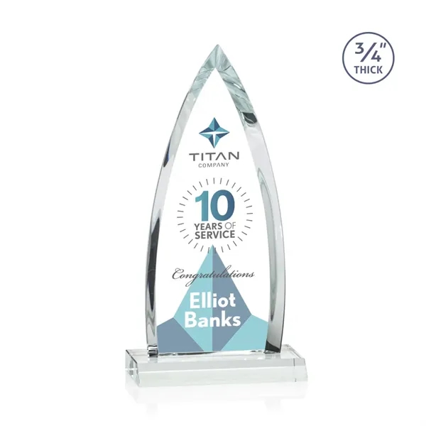 The striking Shildon Award is a 3/4" thick Starfire arrowhead with... from ASI 84592 St Regis Group / St Regis