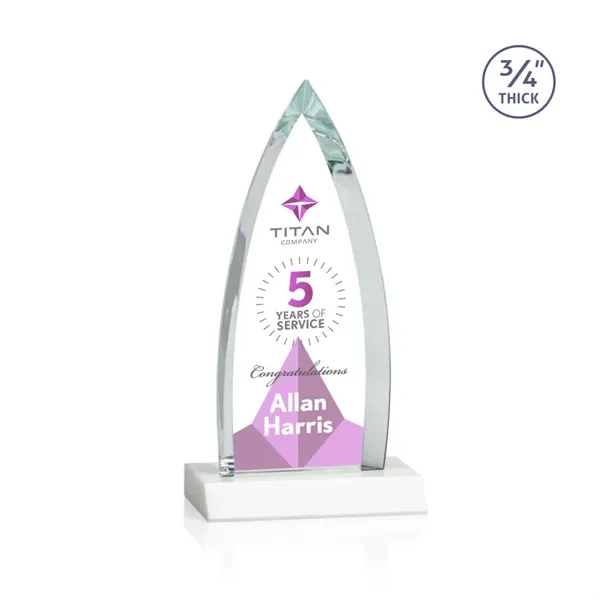 The striking Shildon Award is a 3/4" thick Starfire arrowhead with... from ASI 84592 St Regis Group / St Regis