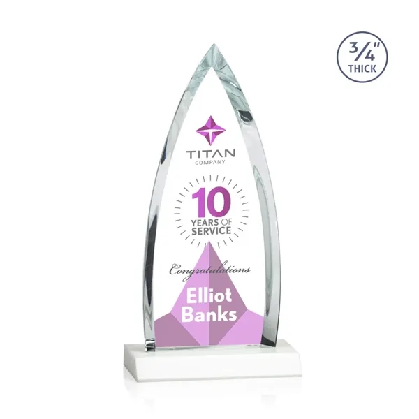 The striking Shildon Award is a 3/4" thick Starfire arrowhead with... from ASI 84592 St Regis Group / St Regis