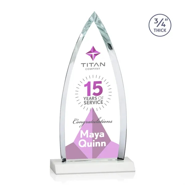 The striking Shildon Award is a 3/4" thick Starfire arrowhead with... from ASI 84592 St Regis Group / St Regis