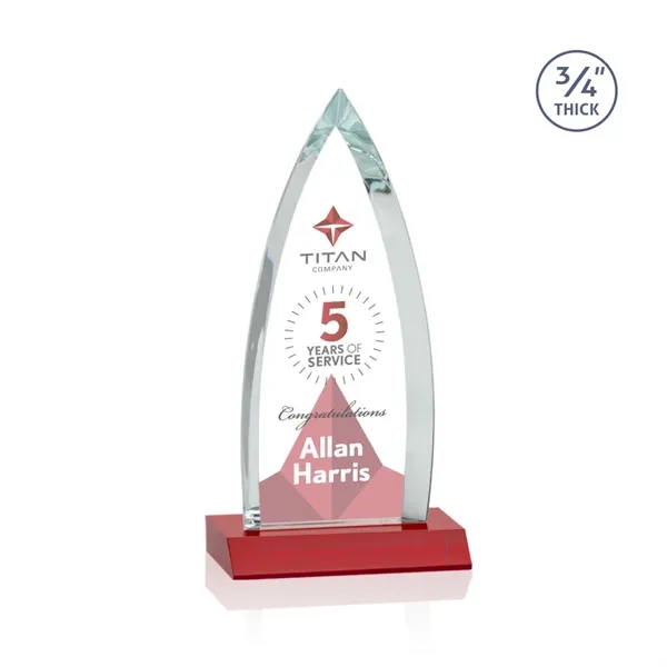 The striking Shildon Award is a 3/4" thick Starfire arrowhead with... from ASI 84592 St Regis Group / St Regis