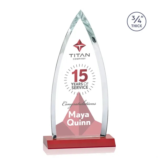 The striking Shildon Award is a 3/4" thick Starfire arrowhead with... from ASI 84592 St Regis Group / St Regis