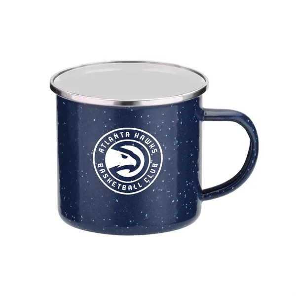 These 17 oz camping mugs are made from porcelain enamel over... from ASI 52710 Lincoln Line