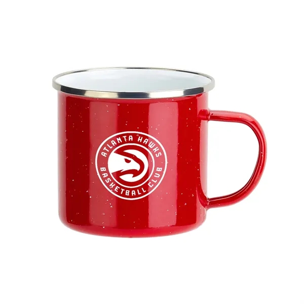 These 17 oz camping mugs are made from porcelain enamel over... from ASI 52710 Lincoln Line