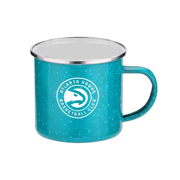 These 17 oz camping mugs are made from porcelain enamel over... from ASI 52710 Lincoln Line