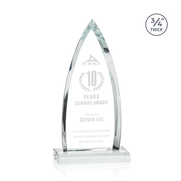 The striking Shildon Award is a 3/4" thick Starfire arrowhead with... from ASI 84592 St Regis Group / St Regis