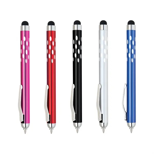 Aluminum ballpoint pen coated in several metallic colors with gravity mechanism... from ASI 68190 Lungsal / Lungsal