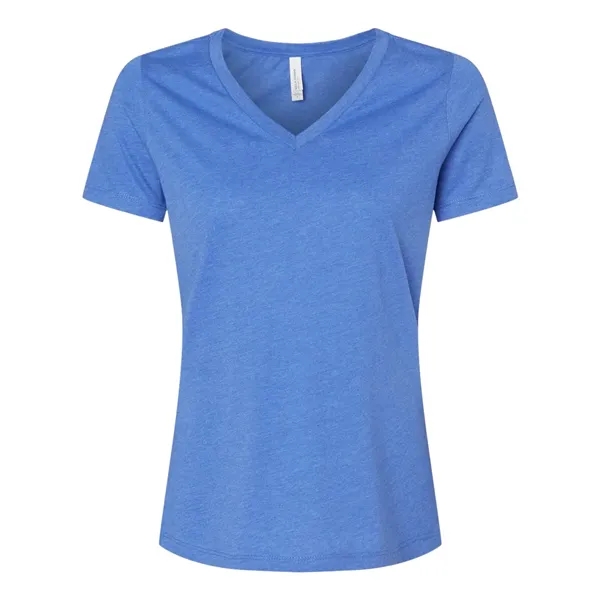 BELLA + CANVAS Women's Relaxed Heather CVC V-Neck Tee... from ASI 84358 S&S Activewear