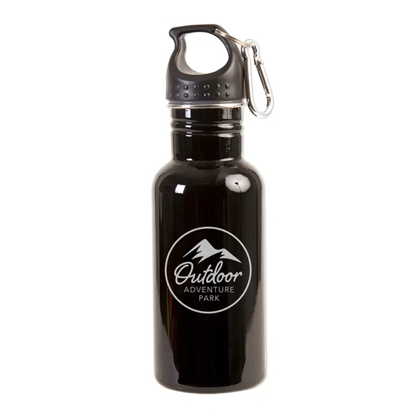 17 oz. stainless steel bottle with wide-mouth opening, leak-proof, screw-down lid... from ASI 79530 Prime Line