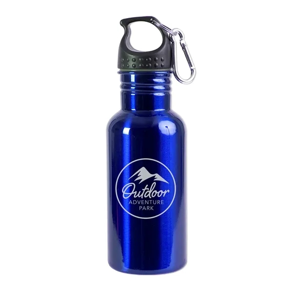 17 oz. stainless steel bottle with wide-mouth opening, leak-proof, screw-down lid... from ASI 79530 Prime Line
