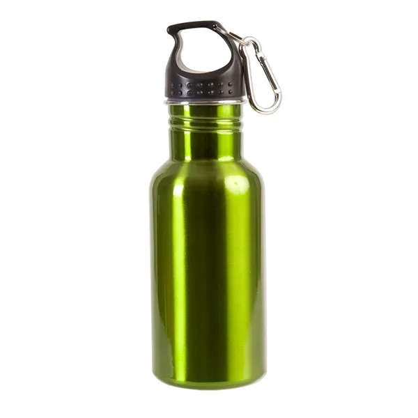 17 oz. stainless steel bottle with wide-mouth opening, leak-proof, screw-down lid... from ASI 79530 Prime Line